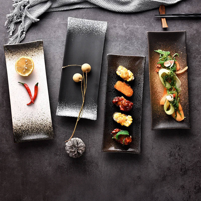 Блюдо для суши в японском стиле керамические обеденные тарелки поднос ресторана