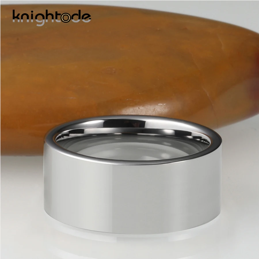 12 мм Ширина вольфрамовое Карбидное Кольцо мужское кольцо простое плоское