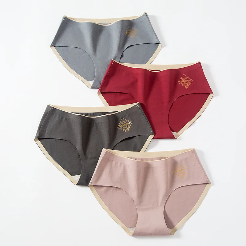 

Seamless Women´s Cotton Panties Sexy Underwear Lady Briefs Sensual Lingerie Women Set Cute Women's Panties 2021 Girls Intimates