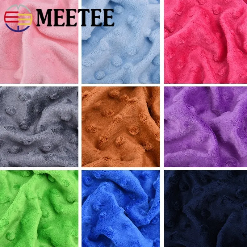 Meetee 50/100 см мягкие плюшевые пузырчатая ткань ткани с высоким уровнем