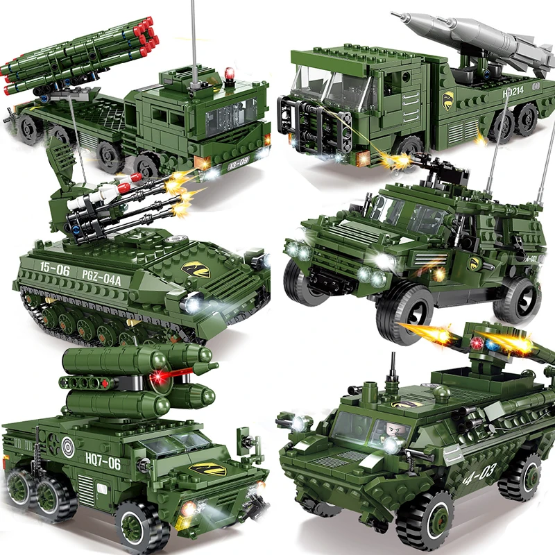 Военный Pazer Tank WW2 военный автомобиль грузовик бронированный носитель ракеты