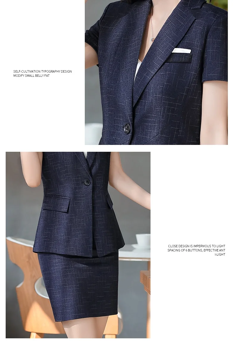 Женский элегантный деловой костюм офисный для работы летний черный пиджак