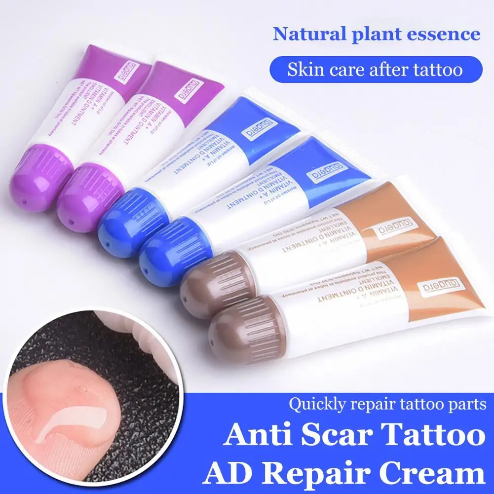 1Tattoo Repair Cream Anti-scar Skin-friendly Anti-fading AD Tattoo Permanent Makeup Aftercare Gel for Eyebrow  - buy with discount