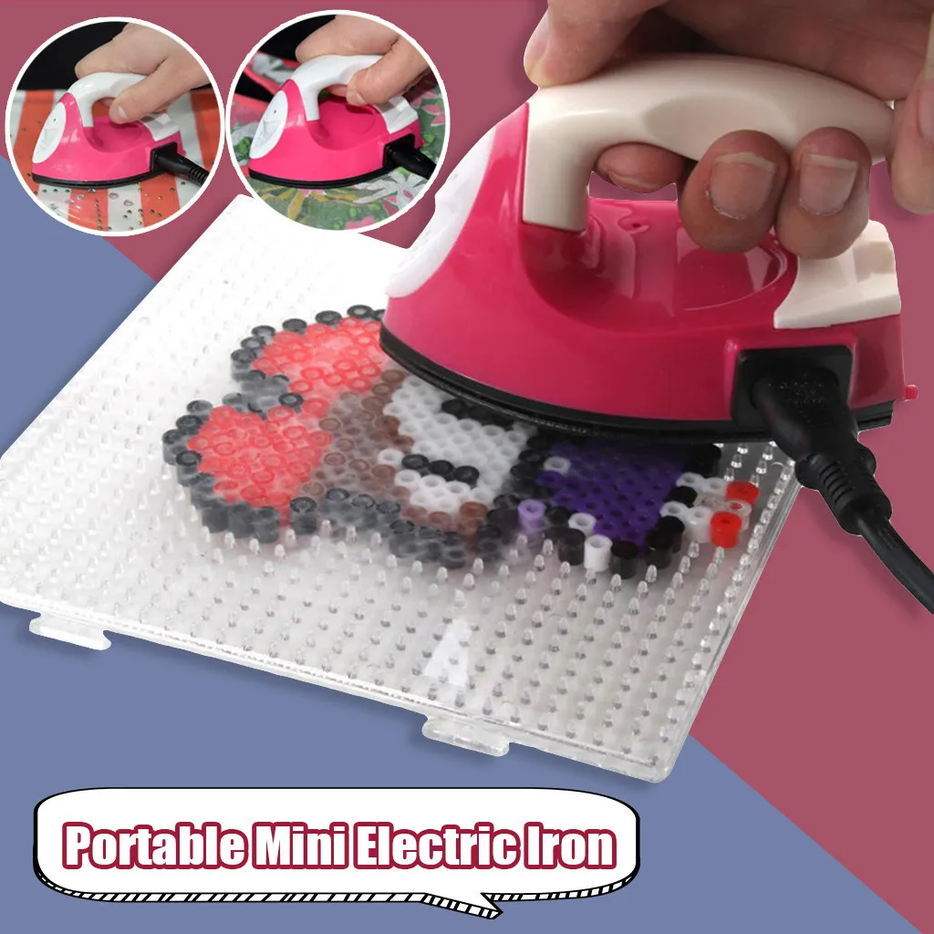 Мини электрические железные игрушки портативный дорожный бисер ремесло одежда