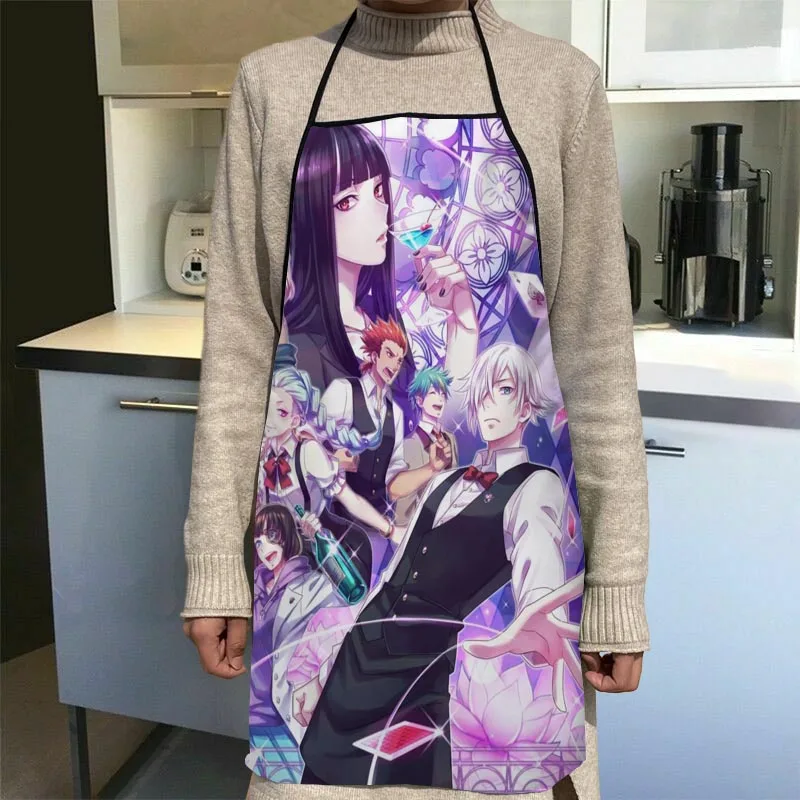 

Кухонный Фартук на заказ с изображением смерти парада, фартук для приготовления еды, Аксессуары для выпечки для взрослых, водонепроницаемые тканевые инструменты для чистки с принтом