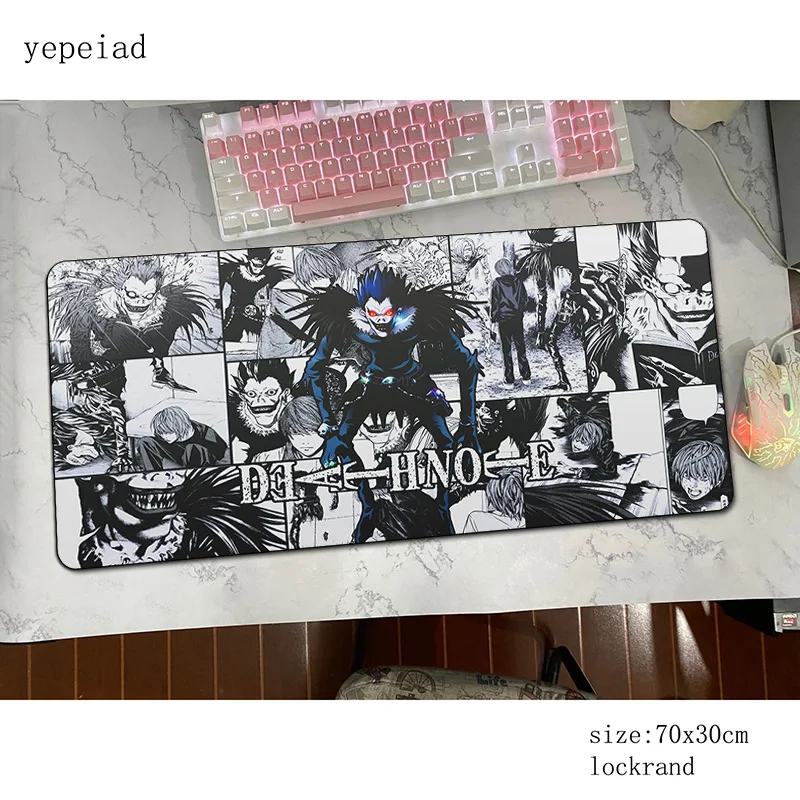 

Death Note pad mouse High-end computer gamer mouse pad 700x300x3mm padmouse hot sales mousepad ergonomic gadget office desk mats