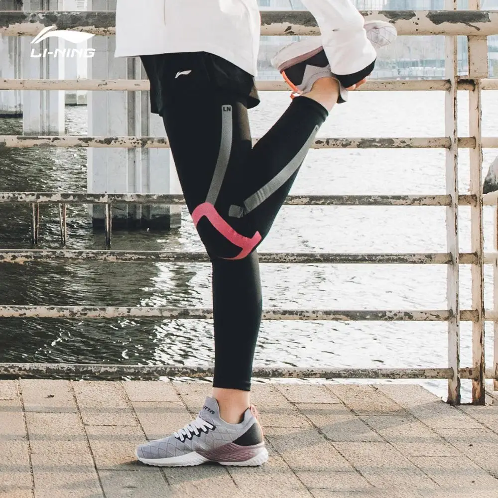 Li-Ning/женские кроссовки LN CLOUD с подушкой; кроссовки для бега; PROBAR LOC; дышащая спортивная обувь с устойчивой подкладкой; кроссовки; ARHP074 SJFM19
