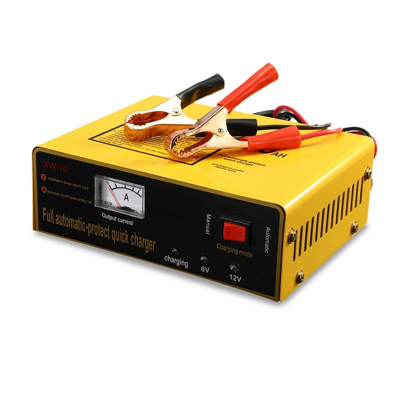 

Автоматическое интеллектуальное автомобильное зарядное устройство для аккумуляторов Us Plug 6 В/12 в 80 Ач 140 Вт Negetive