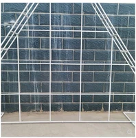 New wrought iron triangle frame geometric abnormity arches wedding stage background decoration flowers wedding props