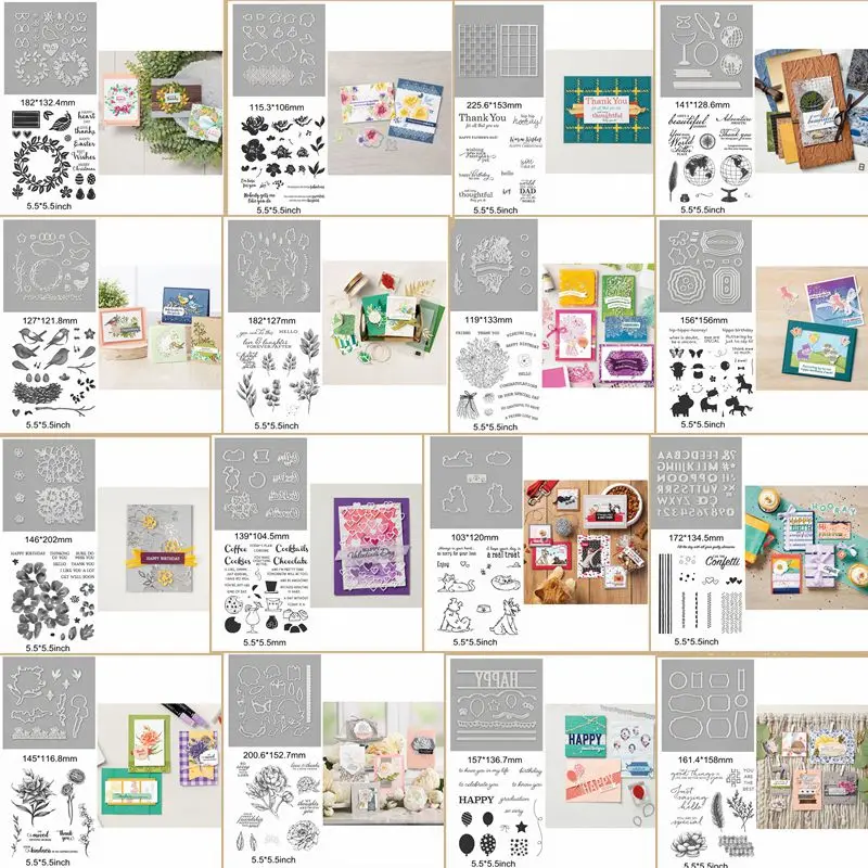 Металлические Вырубные штампы соответствующие прозрачным силиконовым штампам