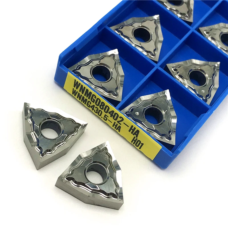 WNMG080402 WNMG 080402 HA H01 алюминиевые вставки внешний токарный инструмент CNC обработка