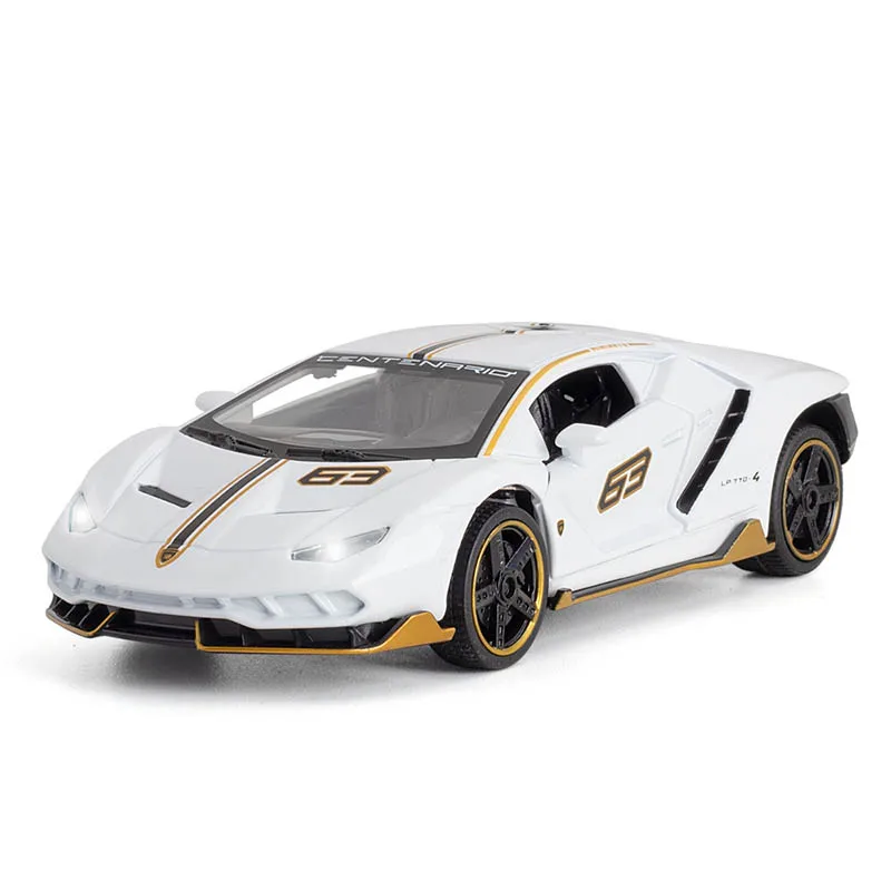 Коллекция 1/32 года модель металлического автомобиля под давлением со звуком и