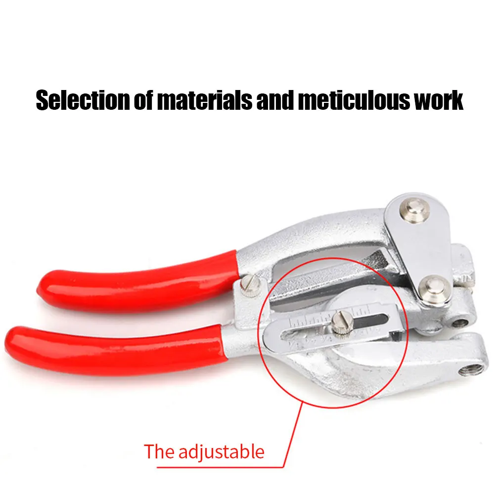 Pаспродажа Перфоратор для кожаных ремней, сверхмощный ручной инструмент, перфоратор из нержавеющей стали, пластины из железа и пластика, 16 шт., кожевен...