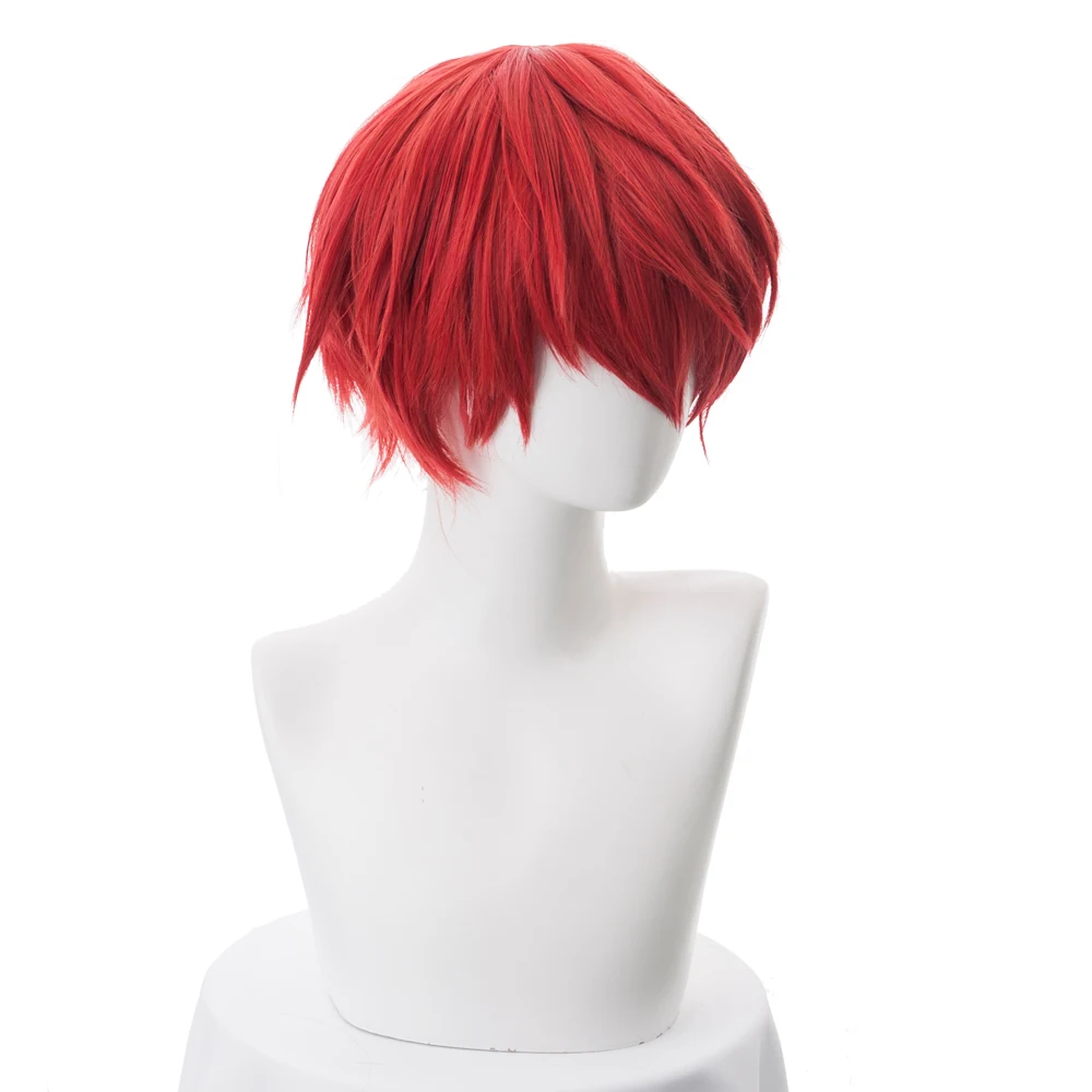 Karma Akabane Akashi Seijuro Sasori короткий красный костюм для косплея парик Термостойкое