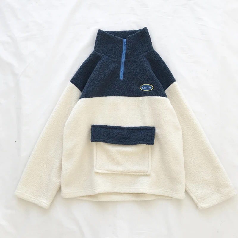 

Casual Harajuku Style Turtleneck Hoodies Fashion Brand Oversize Pullovers Loose Bf Woman Sweatshirts New Autumn Winter Clothes