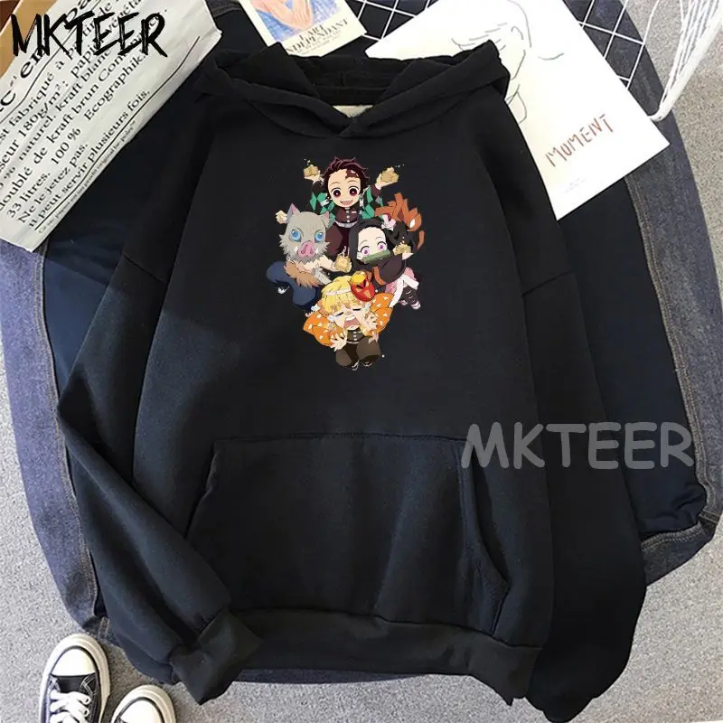 

Demon Slayer Kimetsu No Yaiba Best-selling Trendy Anime Character Fashion Hooded Sweatshirt Large Size Long Sleeve Pullover
