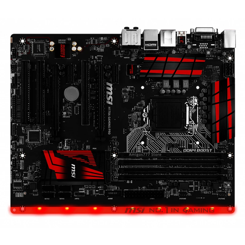 Материнская плата LGA 1151 MSI H170A GAMING PRO DDR4 Core i7/i5/i3 PCI-E 3 0 64 ГБ | Компьютеры и офис