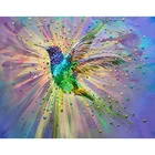Полная квадратная алмазная живопись Цвет птица 5D DIY Алмазная Вышивка Набор для рукоделия с Алмазная мозаика с изображениями животных, художественные украшения для дома