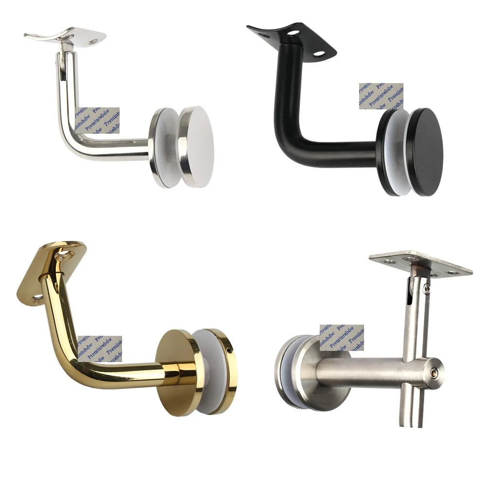 2 шт./лот стеклянная опора из нержавеющей стали 304 для перила титановая розовая