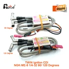 Rcexl двойное Зажигание CDI NGK-ME-8 14-32 90 120 градусов для газового бензинового двигателя радиоуправляемого самолета