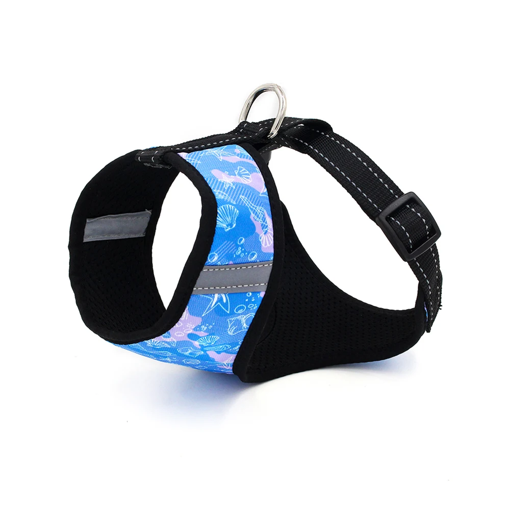 Светоотражающий Жилет для собак мягкая дышащая шлейка без натяжения маленьких и