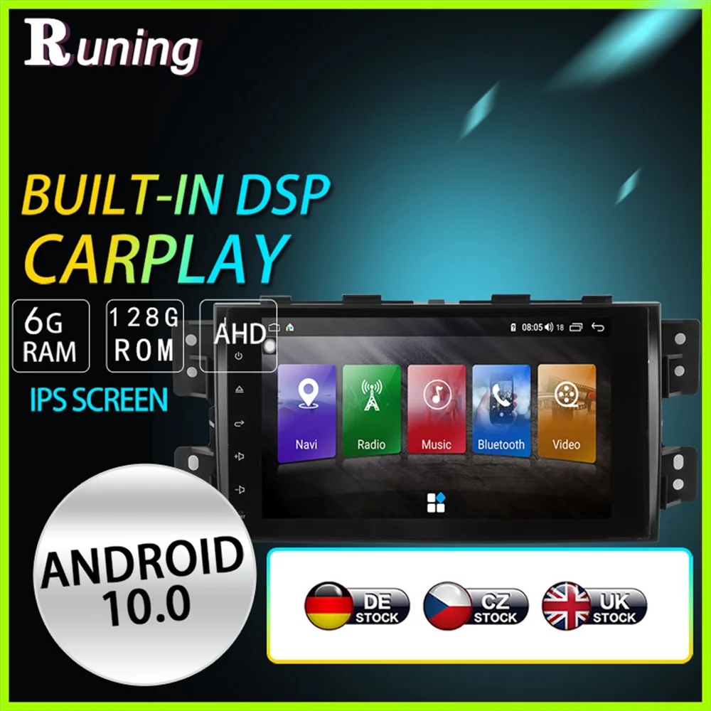 6G 128G Android 10 0 для KIA Borrego mohas 2008 2011 Автомобильный GPS навигатор плеер Радио стерео