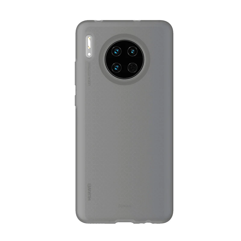 Baseus чехол для телефона для huawei mate 30 Pro 30Pro чехол Coque ультра тонкий противоударный мягкий силиконовый чехол для mate 30 Pro Fundas - Цвет: Transparent Black