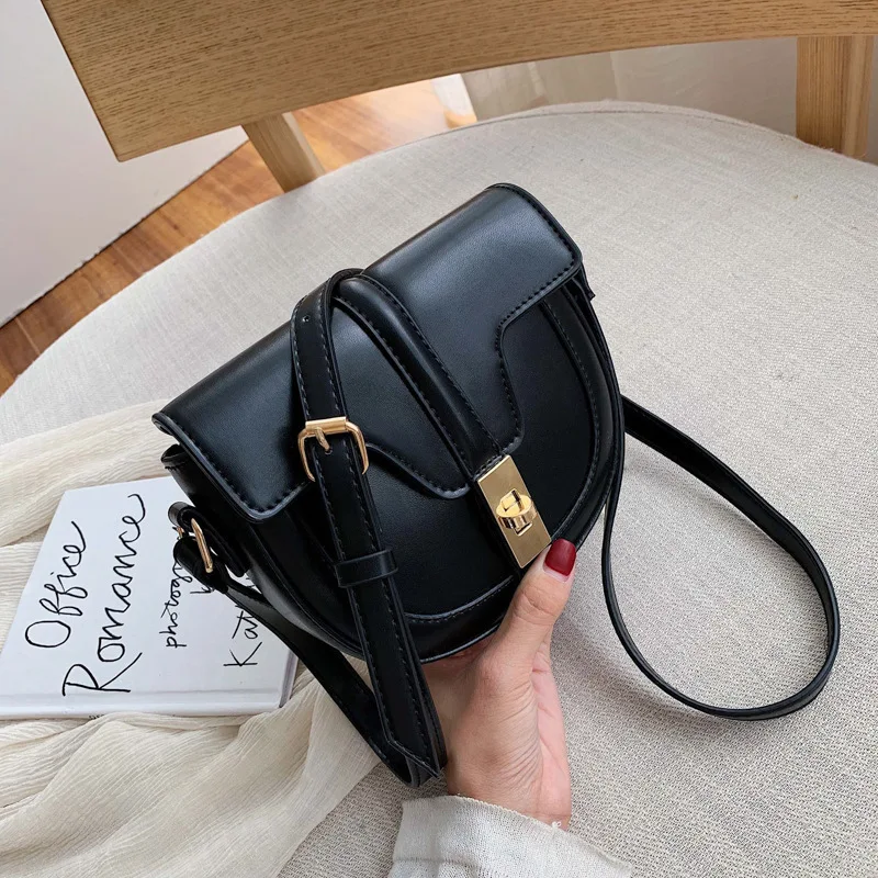 Женская сумка седло через плечо сумки для женщин 2020 кожаные роскошные от