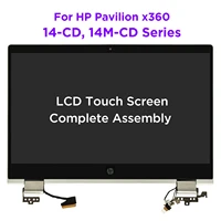 14 0 lcd touch screen digitizer complete assembly for hp pavilion x360 14 cd 14m cd0001dx 14t cd000 l18192 001 fhd 1920x1080