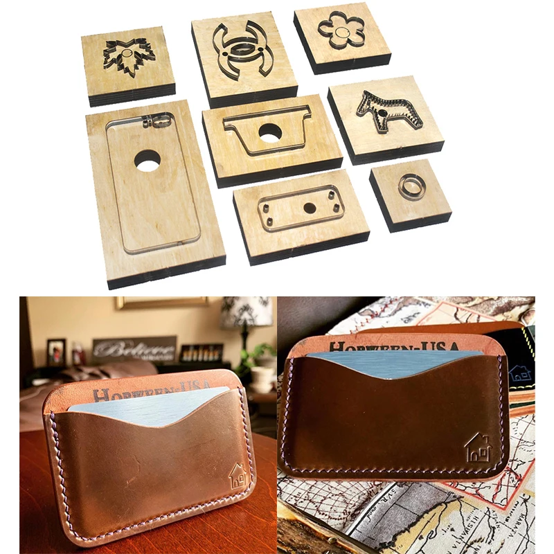 Японское стальное лезвие штампованный стальной перфоратор держатель для карт