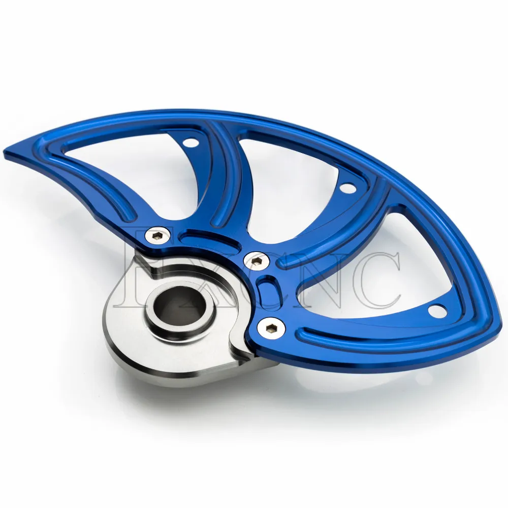 Blue Синий Оранжевый защита переднего тормозного диска для Husqvarna TE FE TC FC TX FX FS 125 150 200 250 350 390 450 501 для KTM SX EXC XC SXF EXCF - Цвет: Blue