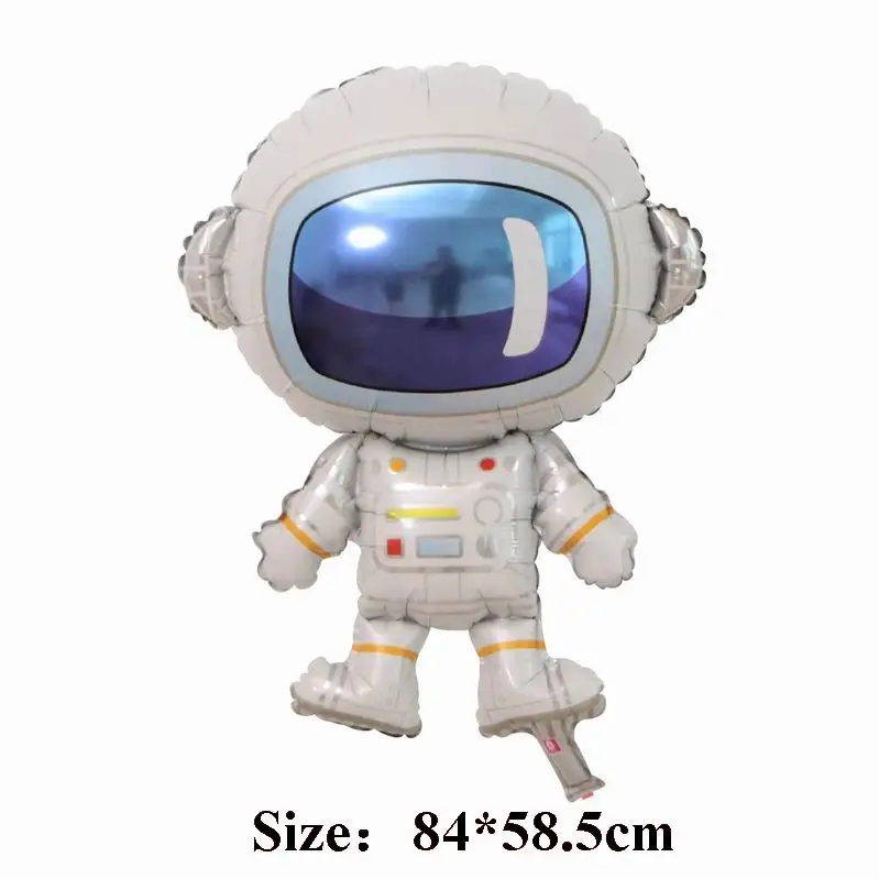 1PC astronaut Контроллер видеоигры шар из алюминиевой фольги для детей день рождения украшения интернет празднование черный красный воздушный шар - Цвет: 1PC astronaut