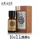 Эфирное масло мелиссы AKARZ, топовый бренд уход за кожей лица и тела spa, ароматическая лампа для ароматерапии, масло мелиссы