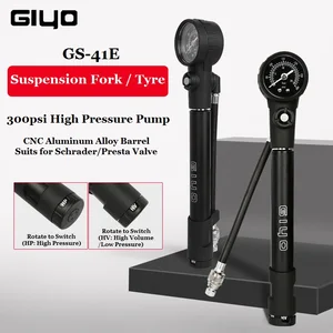 Насос для накачивания шин Giyo 300psi, для подвески горного велосипеда, вилочный насос