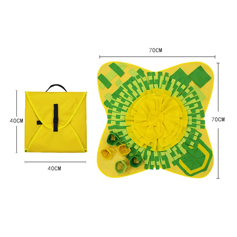 

Dog Toys Mat Slow Dispensing Feeder Pet Mat Puzzle Puppy Training Games Toy