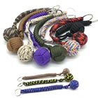 Шнур для ключей, со стальным шарикоподшипником, с изображением кулака обезьяны, брелок для выживания