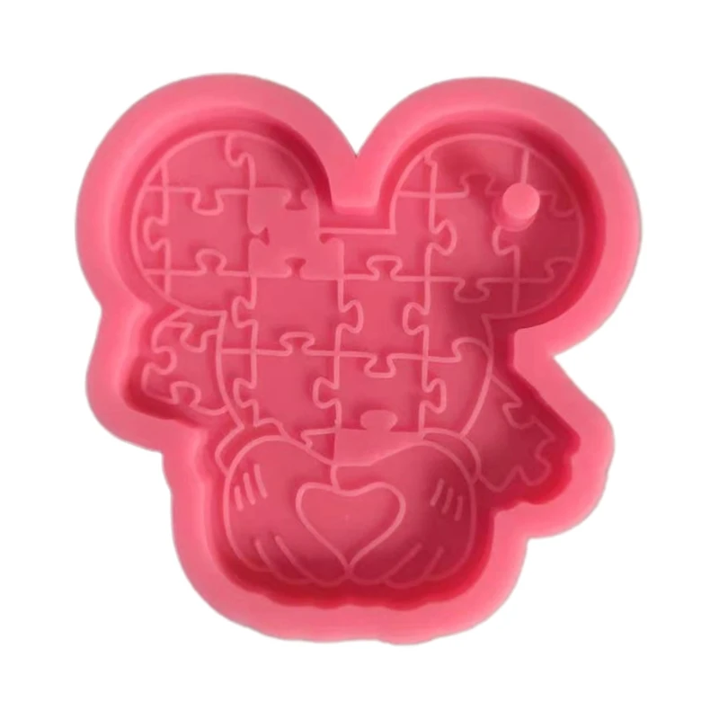 

Силиконовая форма для брелока ручной работы в форме сердца