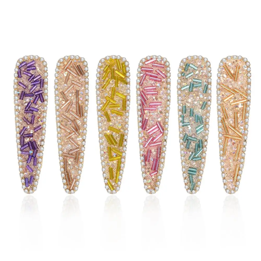 6 шт./компл. женская заколка с искусственным жемчугом для волос кристаллами