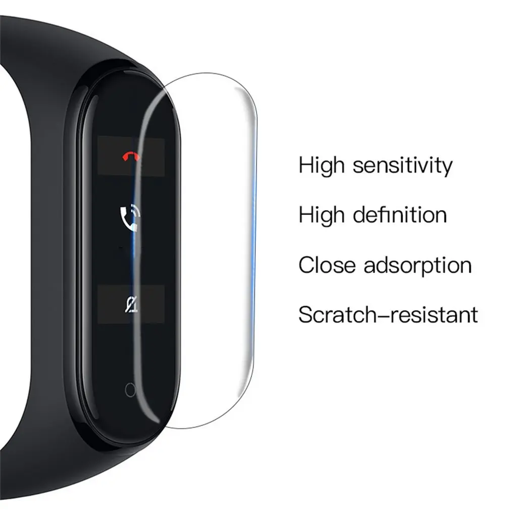 Soft Film Красочные mi band 4 аксессуары pulseira mi band 4 ремешок сменный силиконовый ремешок для xiaomi mi4 умный Браслет - Цвет: Soft Film