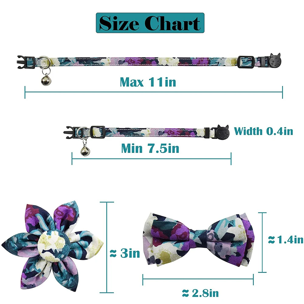 Аварийное отсоединение кошка воротник галстук-бабочка с расклешенными милый