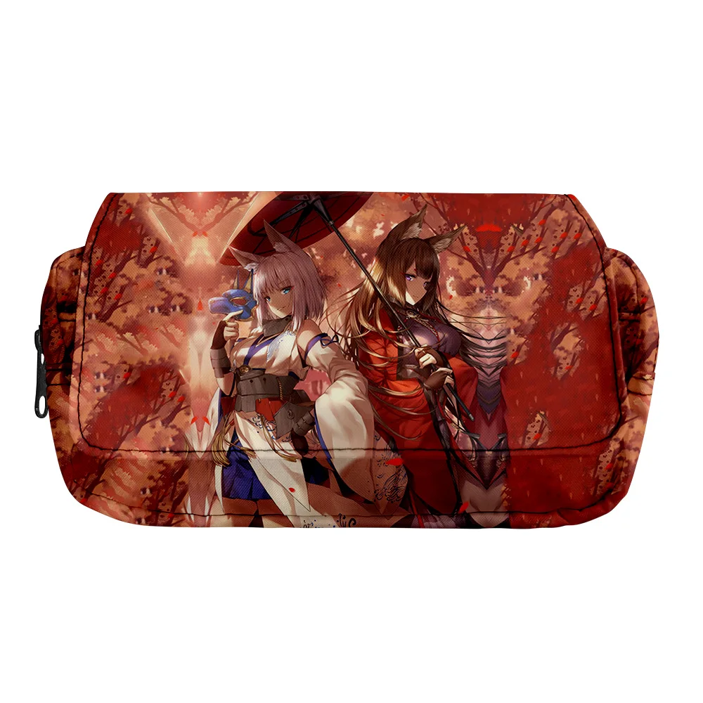 

Kawaii Azur Lane Cosplay 3D Merch School Large Clutch bag, Suitable For girls, boys, teenagers, Cute Double Kawaii bag