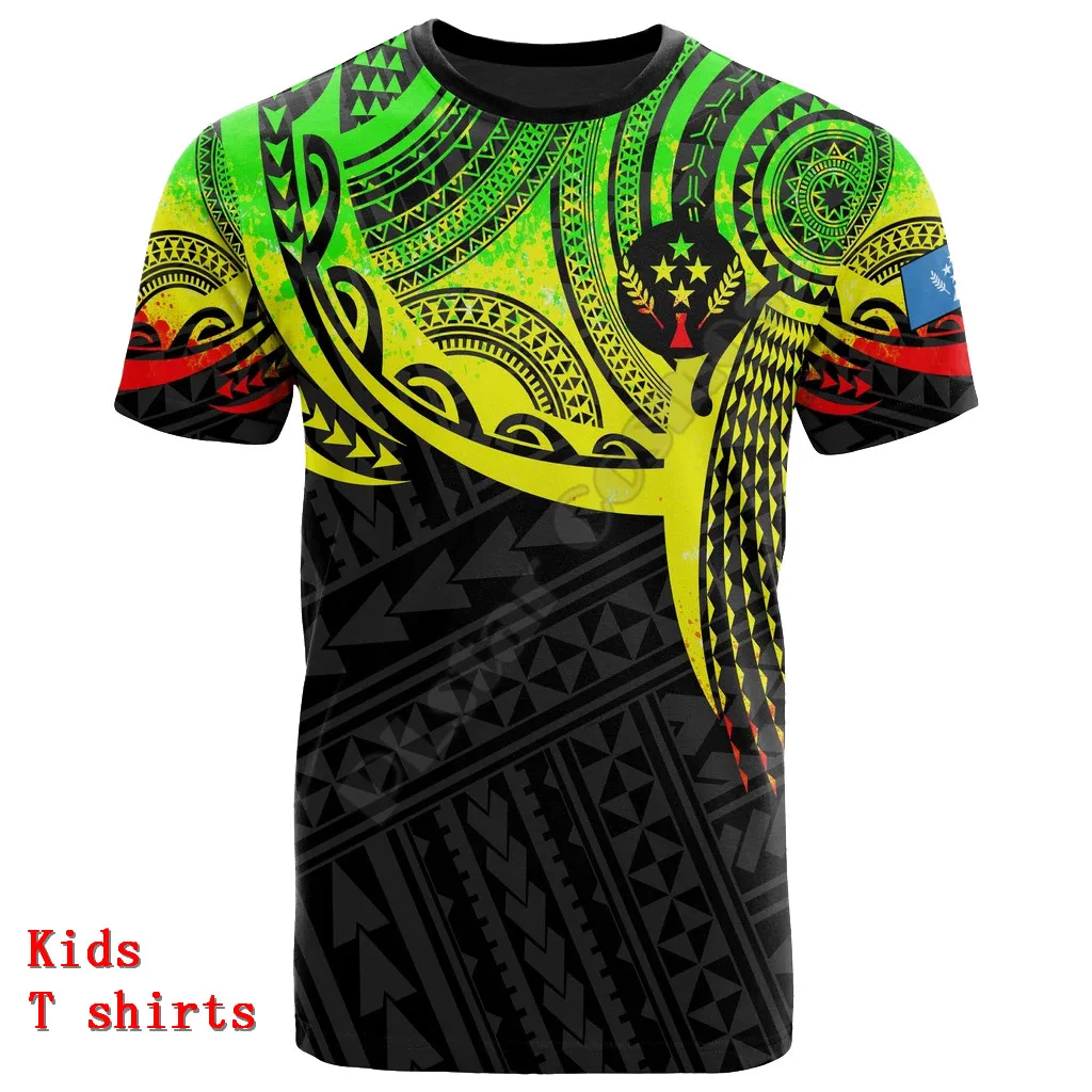

Kosrae 3D Printed T Shirts Boy For Girl Summer Short Sleeve Kids T-shirt Funny tshirts 06