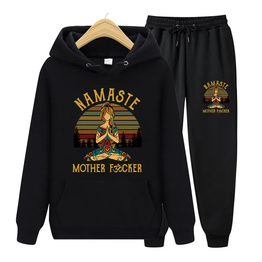 

Yoga Girl Namaste Mother Fvcker T-Shirts For Men T-Shirt Men Brand Geek Cotton T-Shirts Funny T-Shirt Rock SweaterWoman Tshirts
