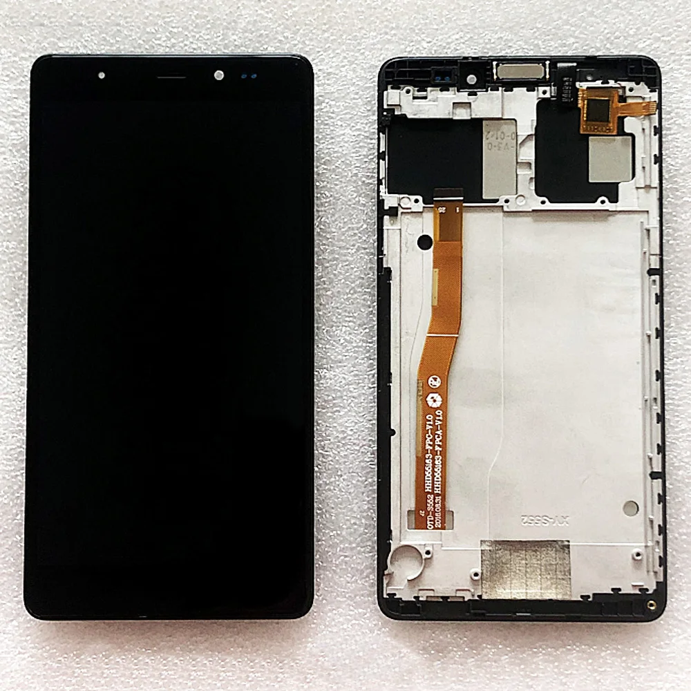 

Черный/белый для Leagoo T1 Plus ЖК-дисплей с сенсорным экраном с рамкой дигитайзер в сборе Запасные детали