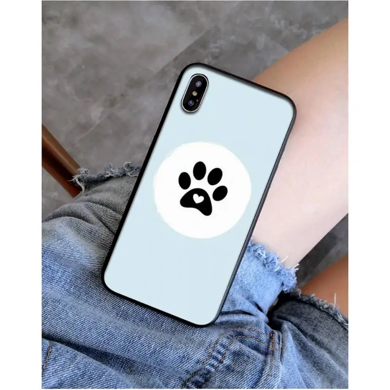 Babaite собака след Paw мягкий чехол для мобильного телефона iphone 11 Pro Max X XS MAX 6 6s 7 8 плюс 5