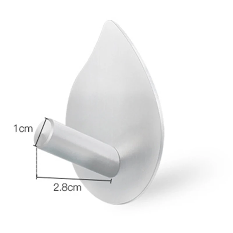 

Drop Shaped Stainless Steel Hook Self Adhesive Home Wall Door Hook Clothes Hanger Bags Key Rack Bathroom Kitchen Accessories