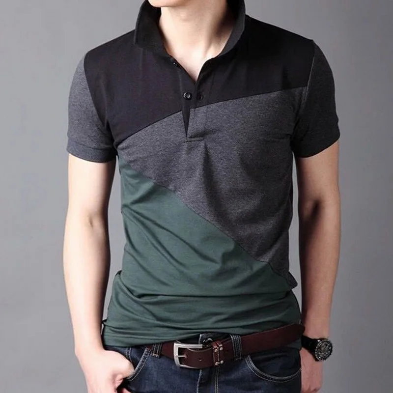 

Style 2021 Brand Casual Polo Shirts Short Sleeve Men Summer Cotton Breathable Tops Tee