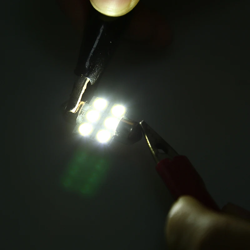 POSSBAY 5 шт./компл. 31 мм 6SMD 5050 авто автомобиль автомобильная светодиодная купольная