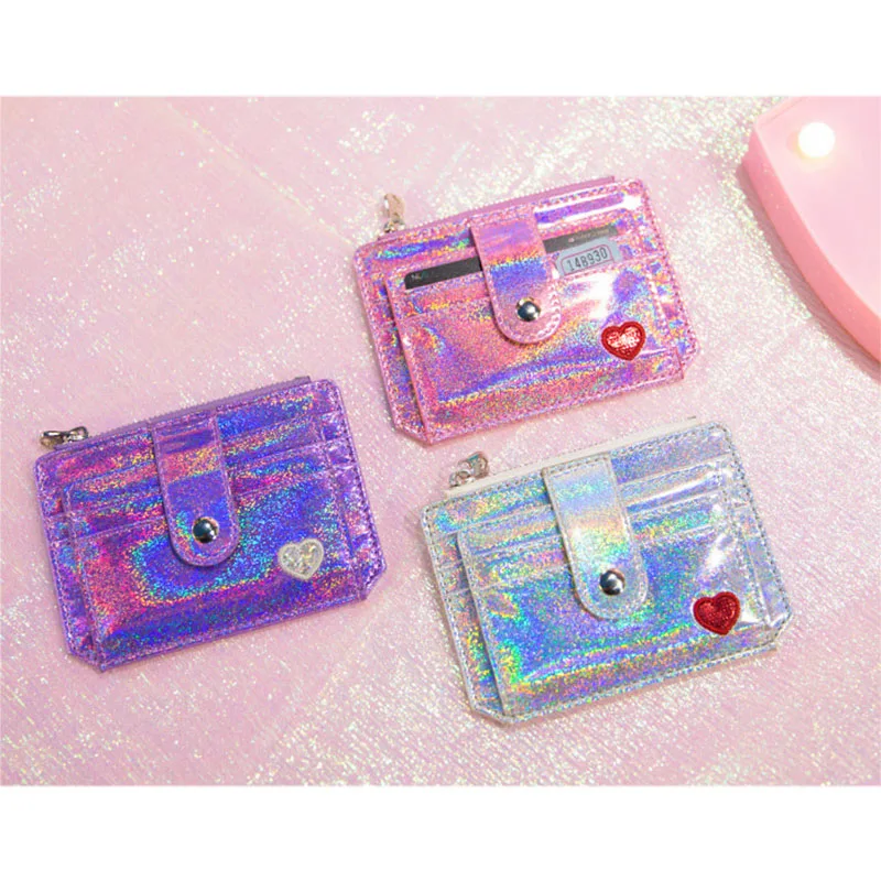 Новинка 2019 блестящий кошелек для монет Женский в стиле Харадзюку из