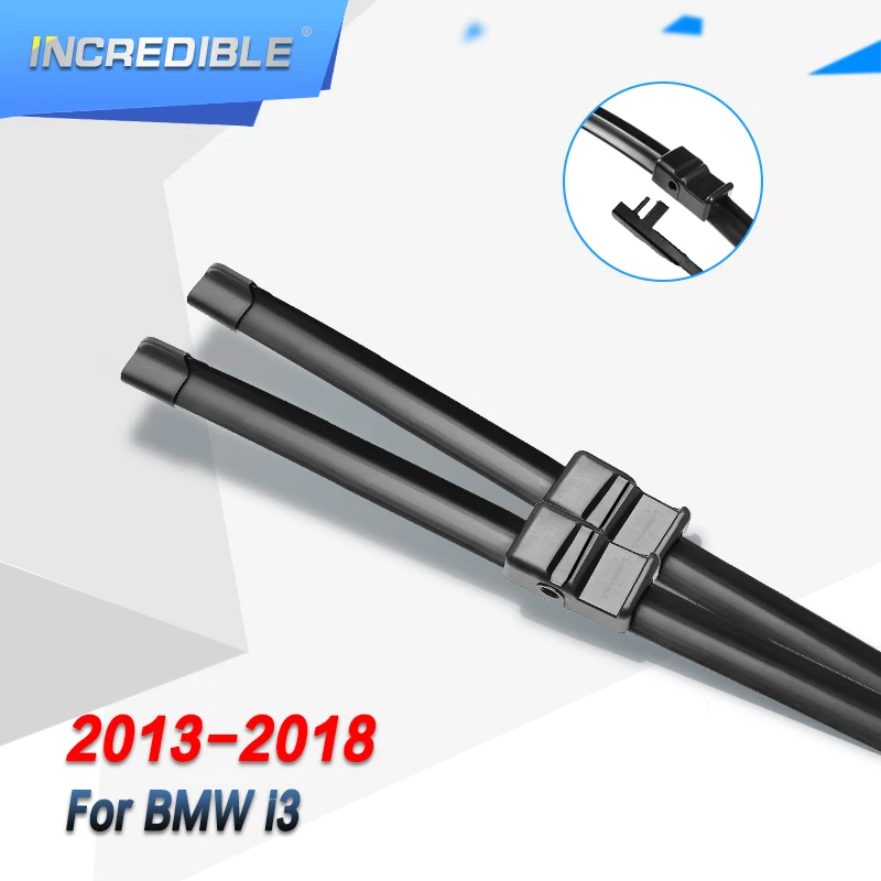 

INCREDIBLE Wiper Blades for BMW i3 Fit Side Pin Arms 2013 2014 2015 2016 2017 2018